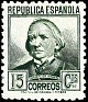 Spain 1934 Personajes 15 CTS Verde Edifil 683. España 683. Subida por susofe